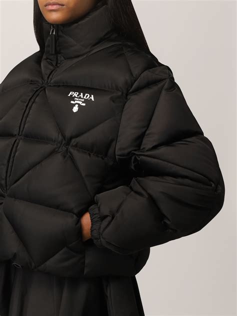 prada female jacket|Prada winter jacket for women.